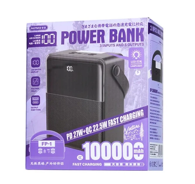 Повербанк Remax FP-1 100000mAh 27W + 22.5W Power Bank 12 фото