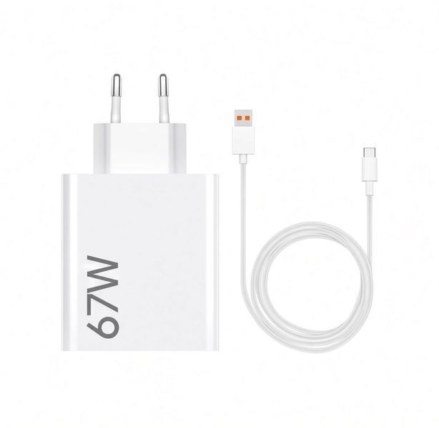 Зарядное устройство 67W с кабелем USB-A &rarr; USB-C 44 фото